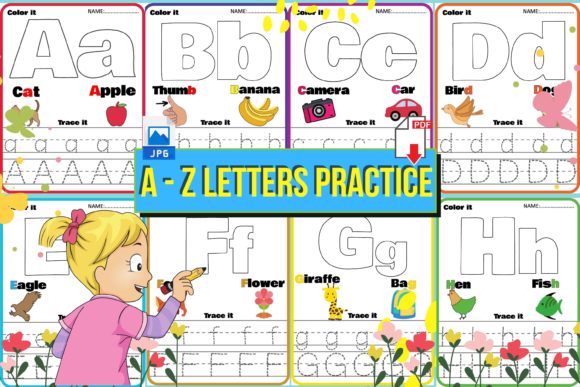 Download ABC Handwriting Tracing Book - Tracing book Collection