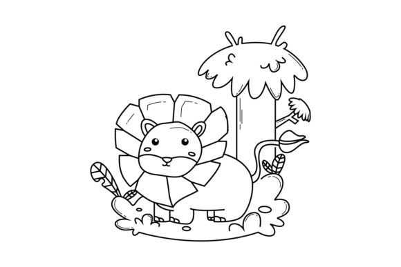Download Jungle Animal Coloring Book Design Draw - Premium Bundle