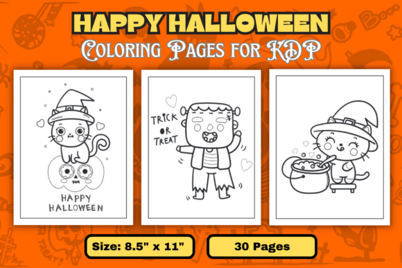 Download Happy Halloween Coloring Pages for Kids - Happy halloween Collection
