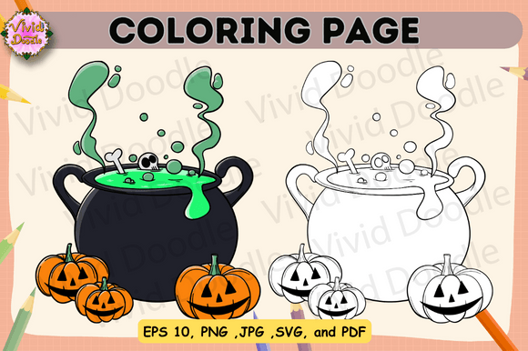 Download Happy Halloween. Coloring Page. 670 - Happy halloween Collection