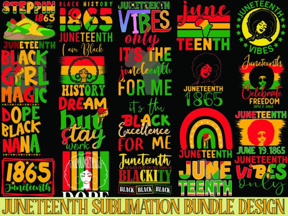 Download Juneteenth Sublimation Bundle Design - Bundle design Collection