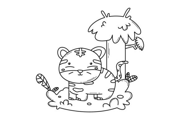 Download Jungle Animal Coloring Book Design Art - Premium Bundle