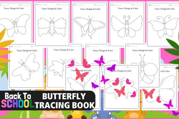 Download Butterfly Tracing Book - Tracing book Collection