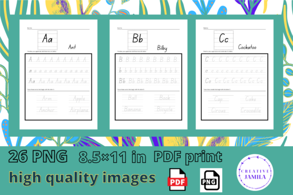 Download ABC Handwriting Tracing Book - Tracing book Collection