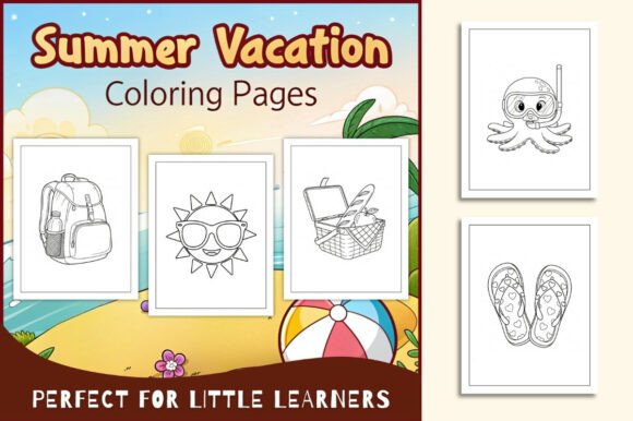 Download Summer Vacation Coloring Pages - Vacation coloring pages Collection