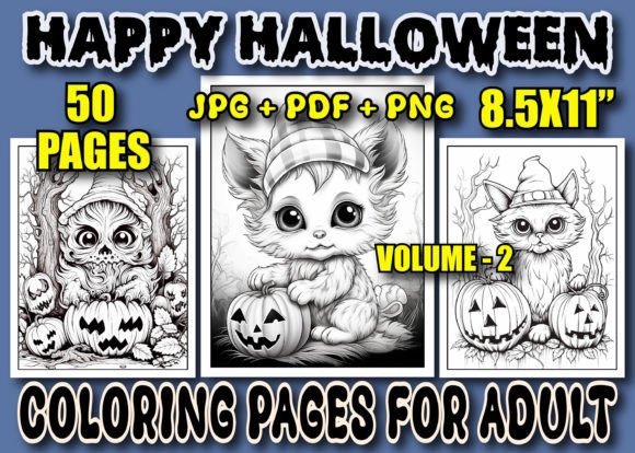 Download 50 Happy Halloween Coloring Pages - Happy halloween Collection