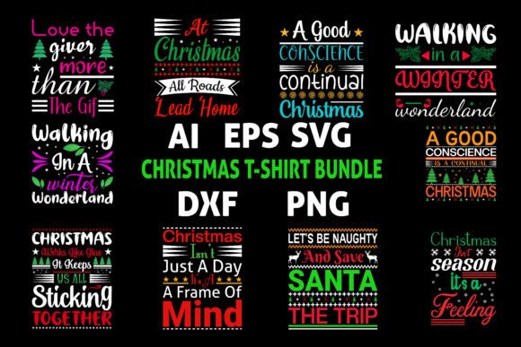 Download The Best Christmas T-shirt Bundle Design - Bundle design Collection