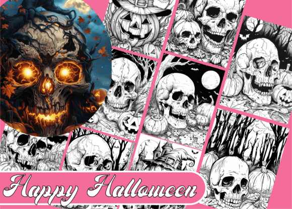 Download Happy Halloween Coloring Book for Adults - Happy halloween Collection
