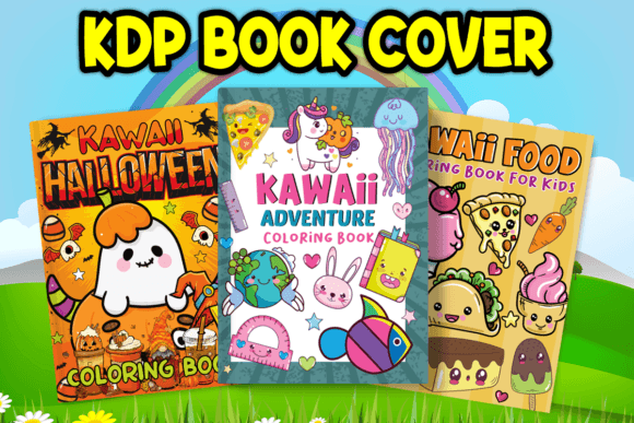 Download Kawaii Coloring Book Design for KDP - Coloring book design Collection